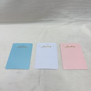 Jawelery displays card