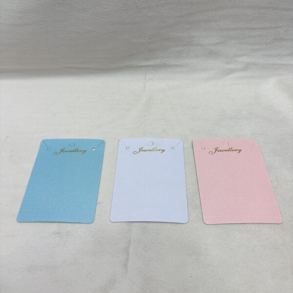 Jawelery displays card