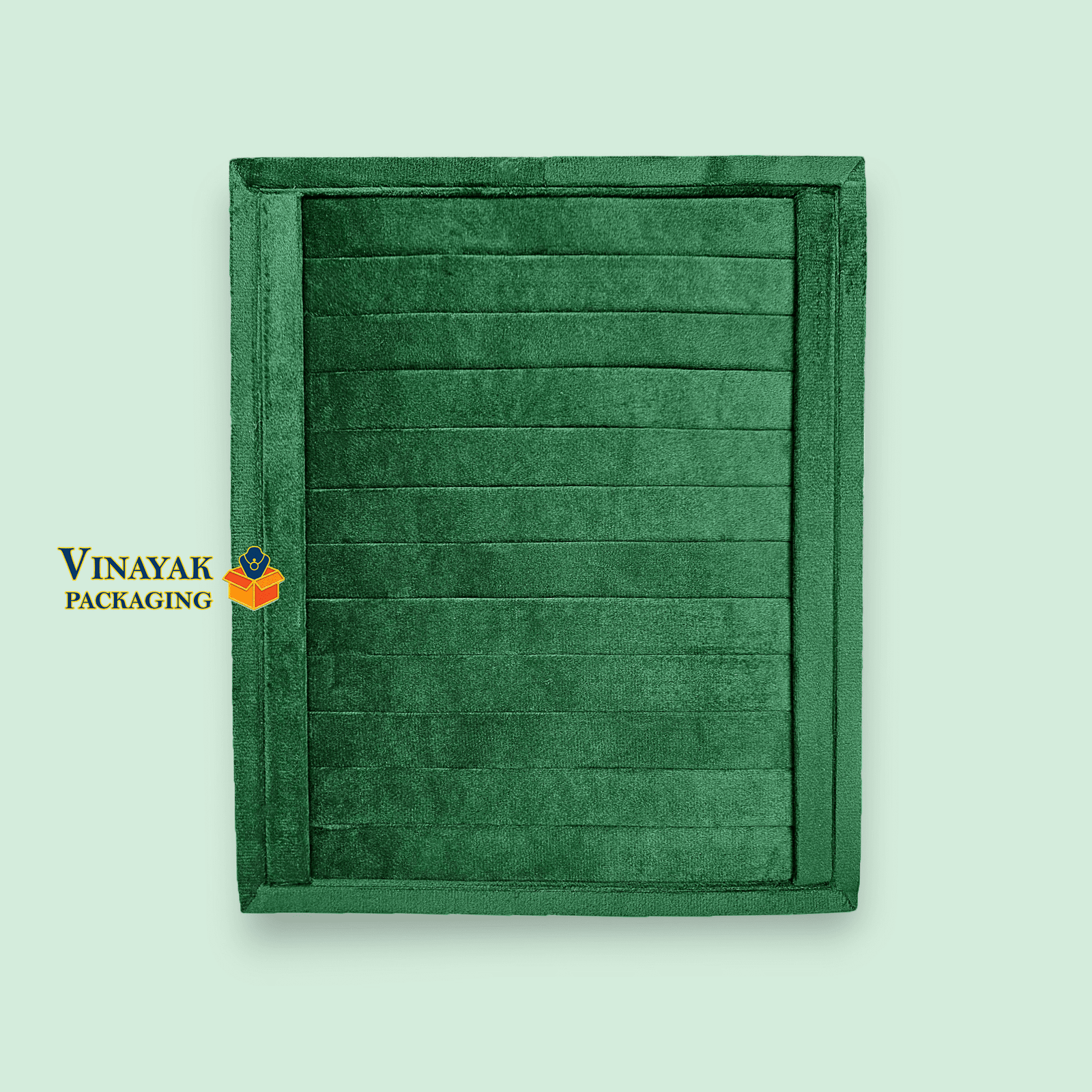 Velvet Ring Display Tray / Jewellery Display Board with Horizontal Slots (size 10*12) - Image 6