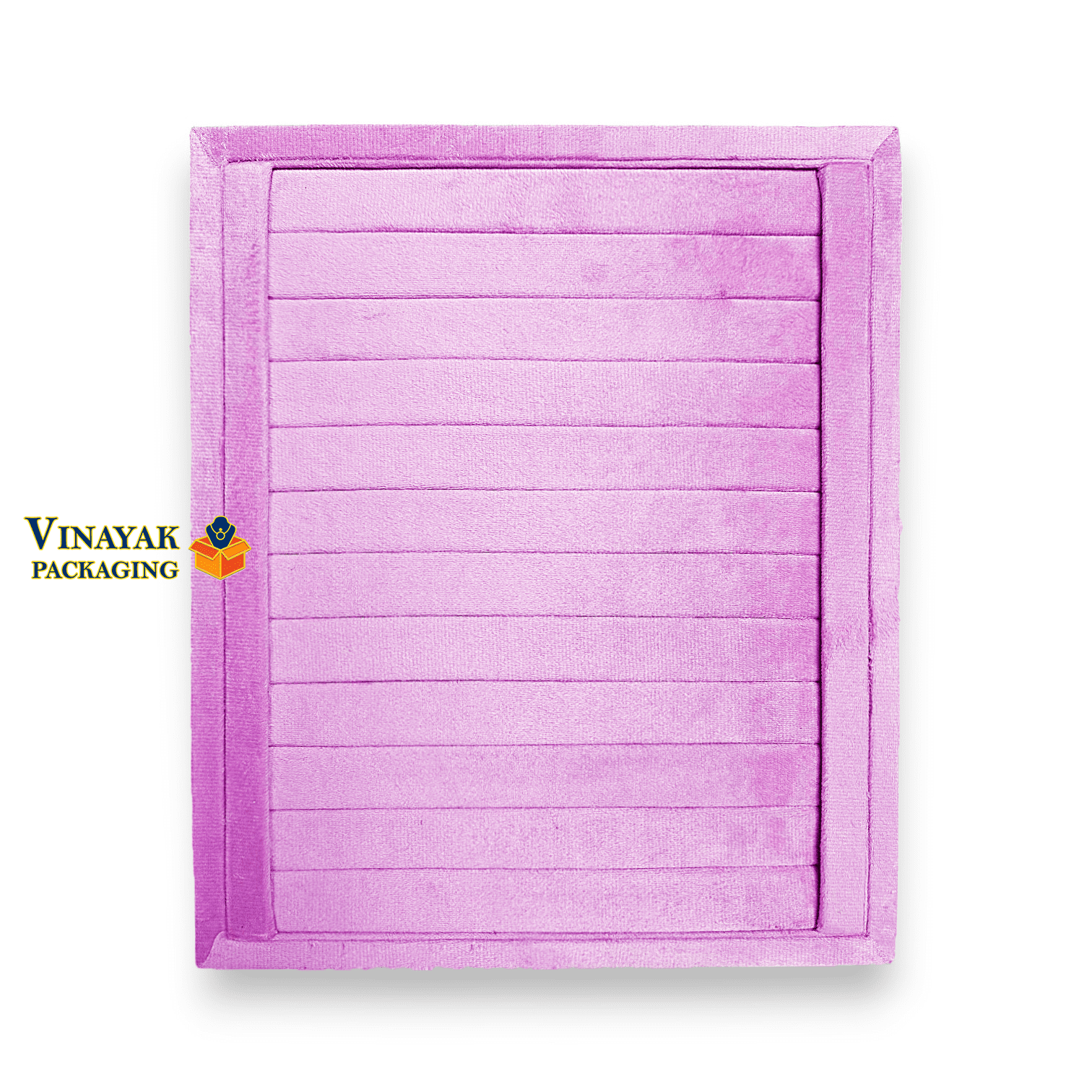 Velvet Ring Display Tray / Jewellery Display Board with Horizontal Slots (size 10*12) - Image 3