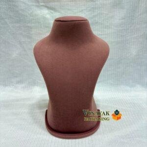 Velvet Necklace Display Bust Stand