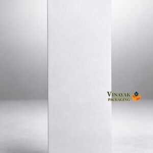 Premium chain White Hang Tag Cards with Pre-Punched Holes - 100 pcs (1.5*6.5 inch)